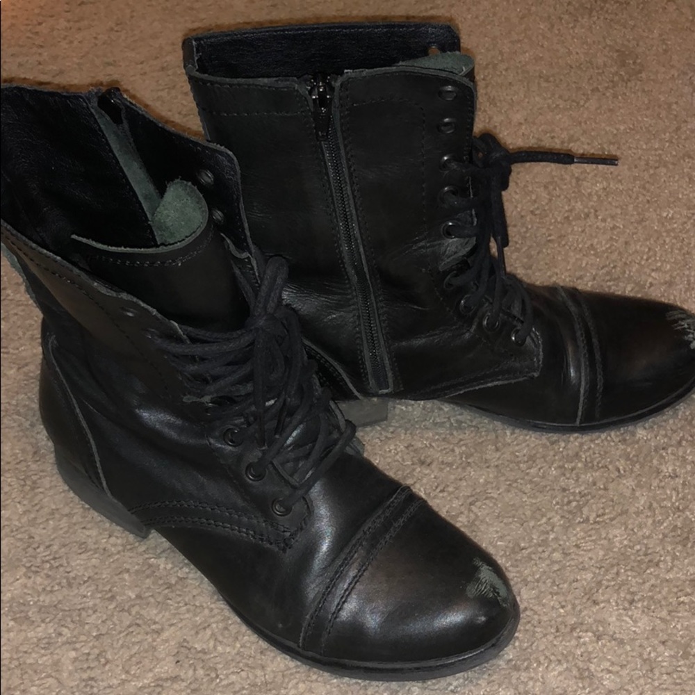 Steve Madden combat boots